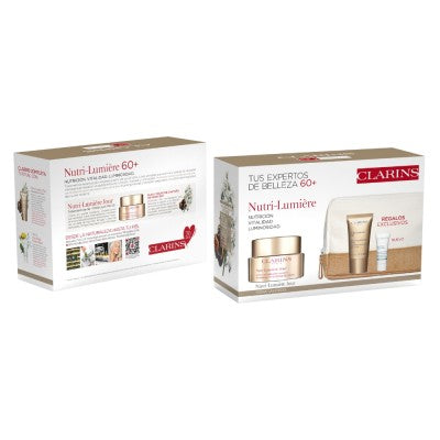 Набор Clarins Nutri Lumieredia 50 мл, ночной крем 15 мл, Masc Cryo-Flash 5 мл@ 
