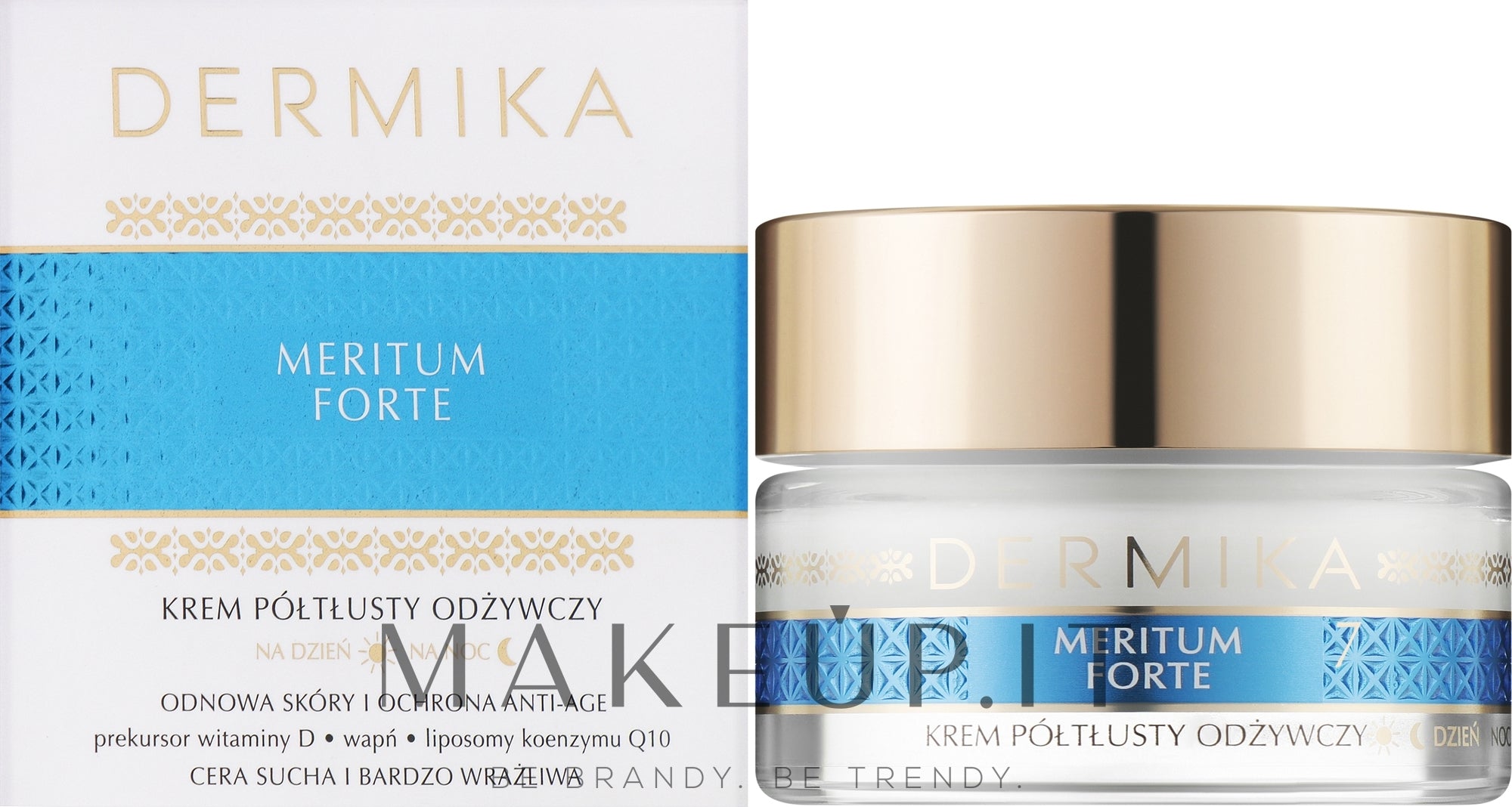 Crema nutriente per pelli secche e molto sensibili Dermika Meritum Forte 50 ml