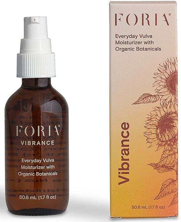 Foria Vibrance Everyday Vulva Moisturizer — idratante vulvare con botanici biologici 50,6 ml