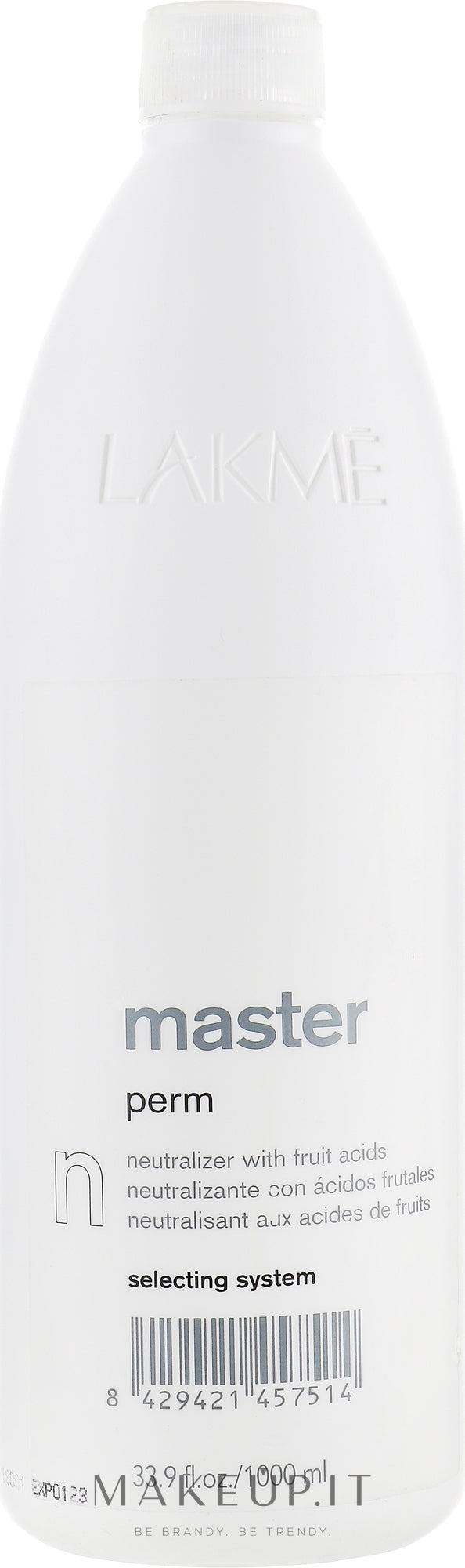 Neutralizzatore capelli per permanente Lakme Master Perm Neutralizer 1000 ml
