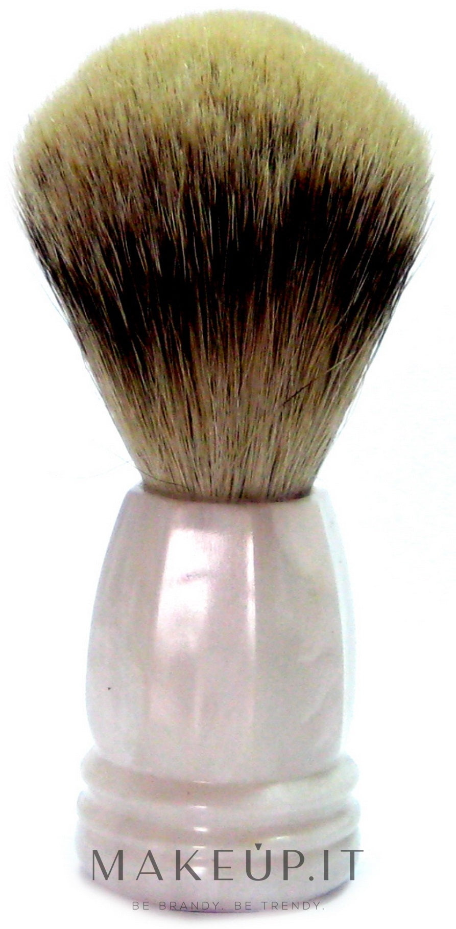 Pennello da barba con setole in tasso, plastica, madreperla Golddachs Silver Tip Badger Plastic Mother Of Pearl