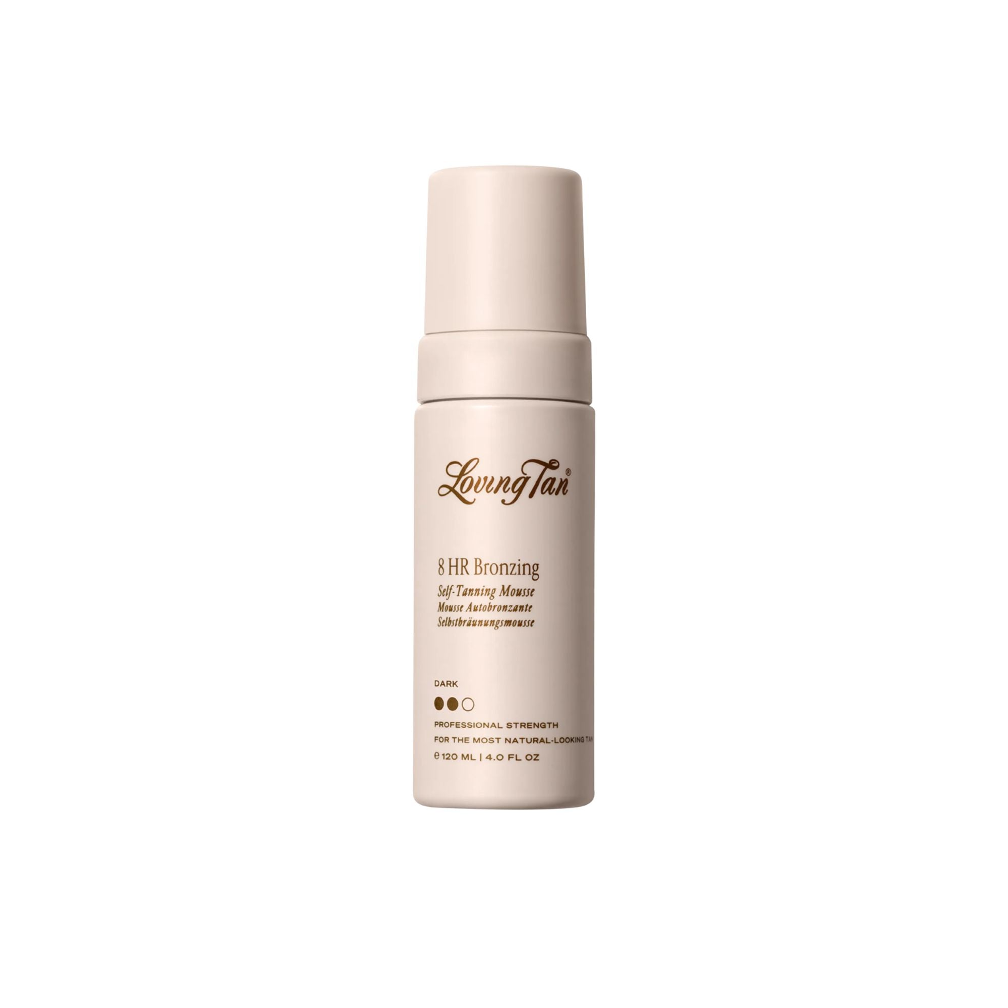 Loving Tan Bronzing Self-tanning Mousse mørk farve 120 ml