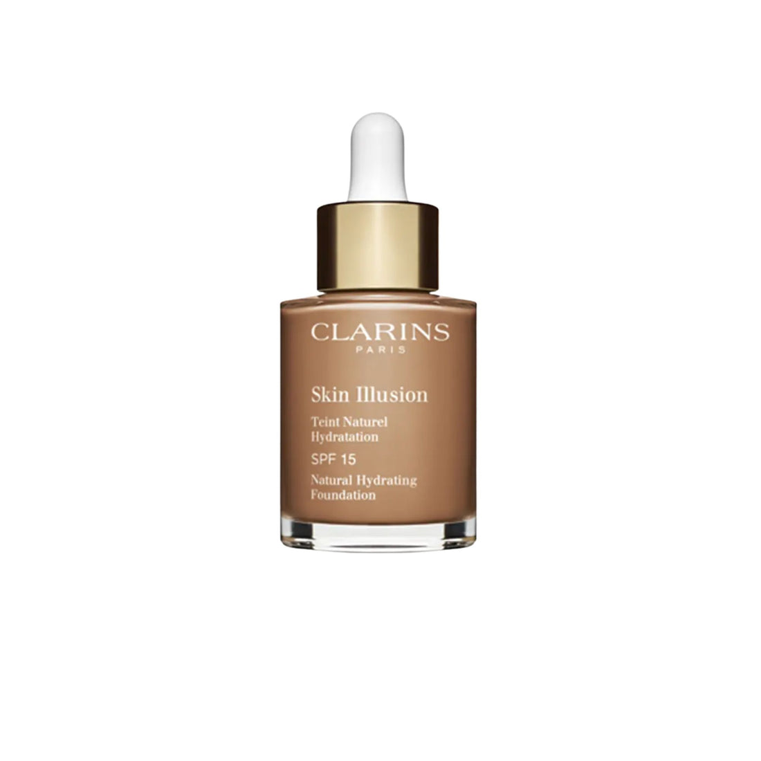 Clarins Skin Illusion SPF 15 Base Hidratante Natural 30 ml 112.3 Sándalo