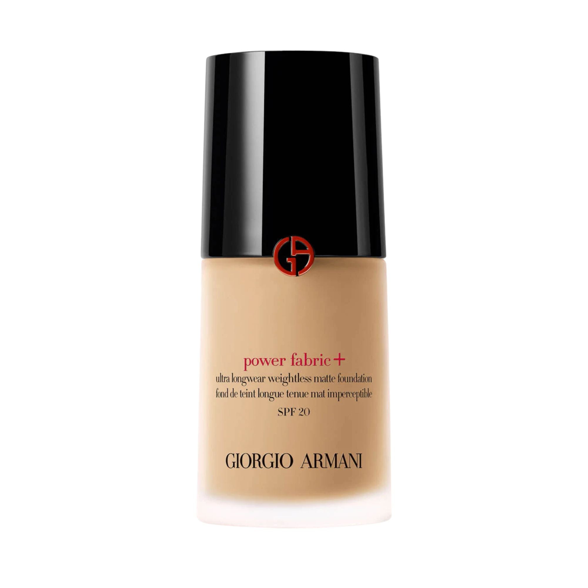 Armani Power Fabric + Ultra langtidsholdbar letvægts mat foundation 30 ml 4