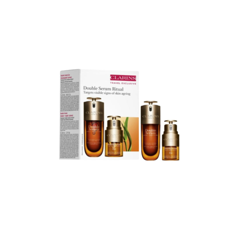 Clarins Double Serum Ritual - Hudplejegavesæt