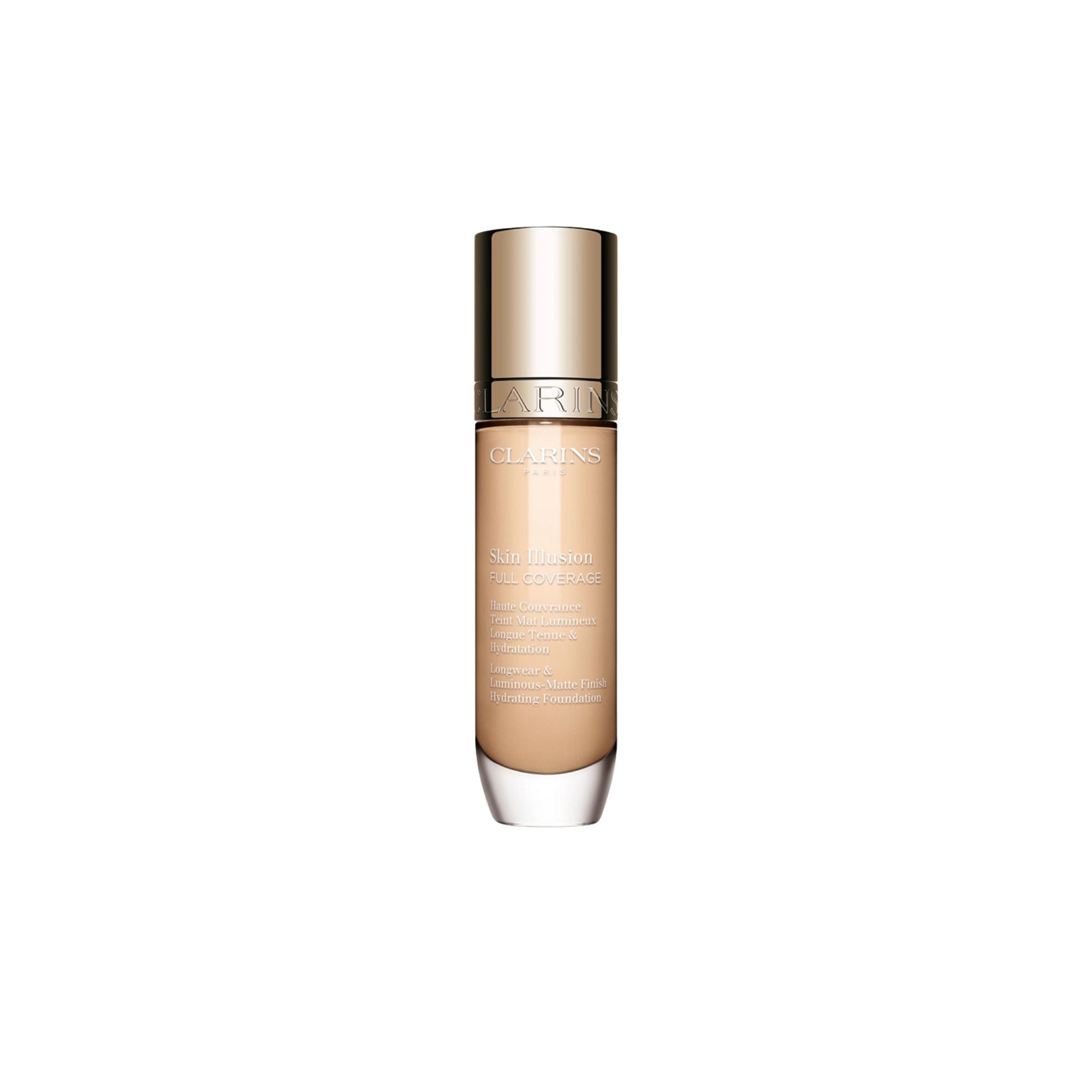 Clarins Skin Illusion Hydrating 고커버리지 파운데이션 컬러 100.4N 30 ml 