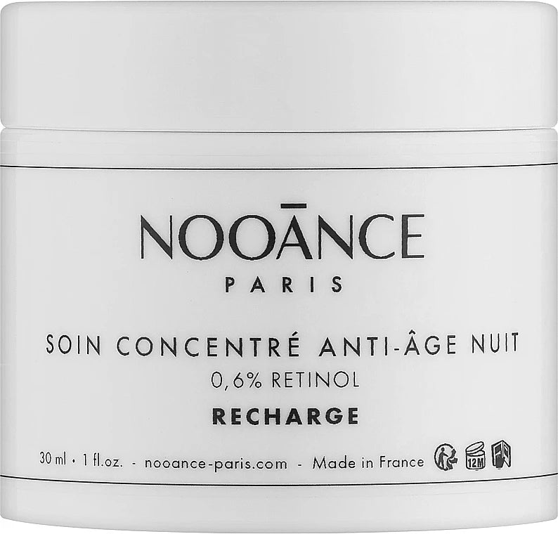 Nooance Paris 0,6% Retinol Anti-Aging Night Care — crema notte antietà con retinolo 0,6% ricarica 30ml