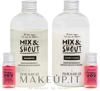 Set per tutti i tipi di capelli Mix &amp; Shout Protector Routine (sham/250ml + condit/250ml + ampoul/2x5ml)