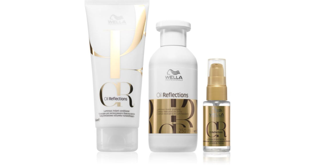 Wella Professionals Oil Reflections Set confezione conveniente per capelli brillanti e morbidi 3 pezzi