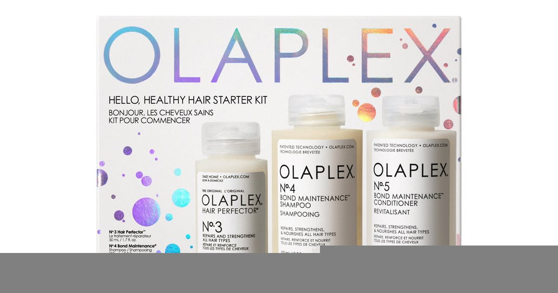 Olaplex 안녕하세요 헬시 스타터 키트 3상 활력 트리트먼트 (모든 모발용) 3개