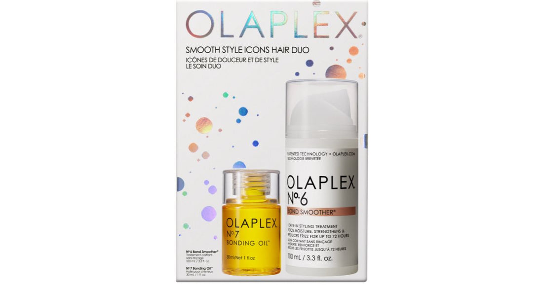 Olaplex Smooth Style Icons Hair Duo set de peinado para alisar el cabello 130 ml