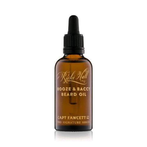 Booze &amp; Baccy beard oil by Captain Fawcett Ricki Hall - Volume: 10 ml 