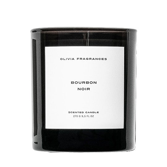 Olivia Fragrances Bourbon Noir Candela 270 g