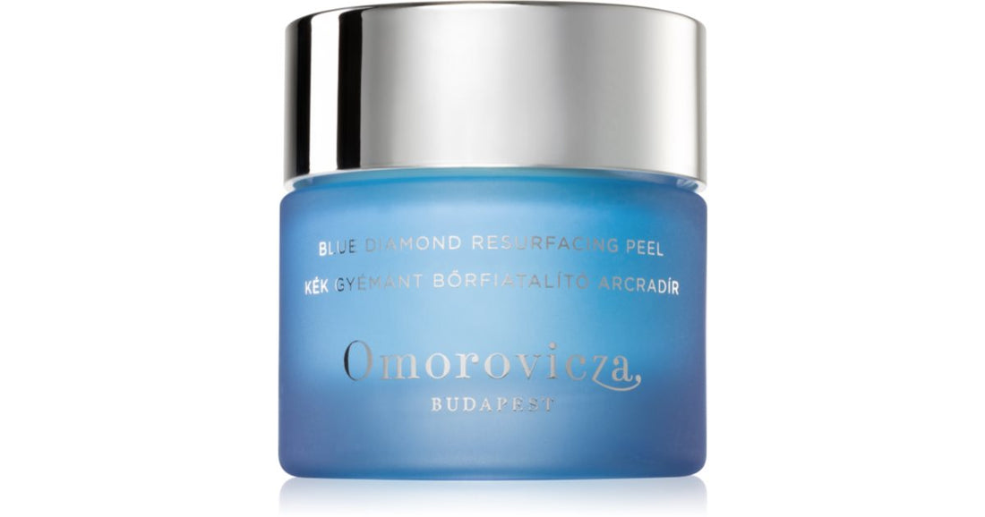 Omorovicza Blue Diamond Resurfacing Peel exfoliante iluminador para pieles sensibles 15 ml