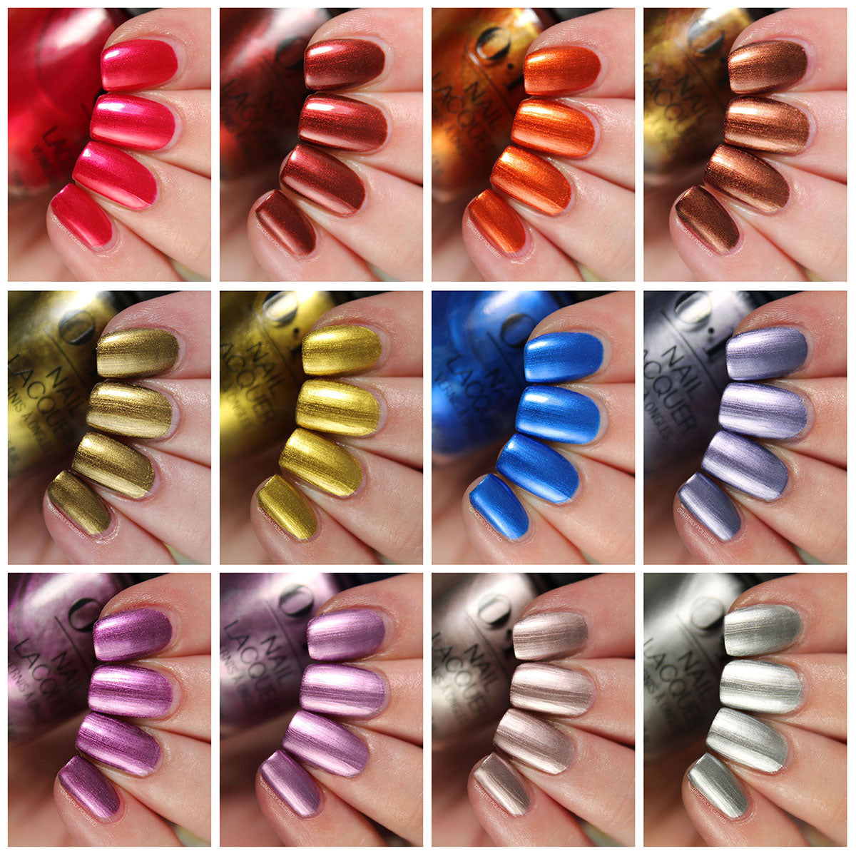 Opi Gel Color Metallic Mega Mix 14 pezzi — Set Smalti