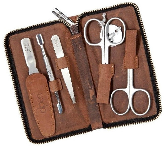 Set per manicure, 5 pezzi, 6936R, marrone Alpen Country