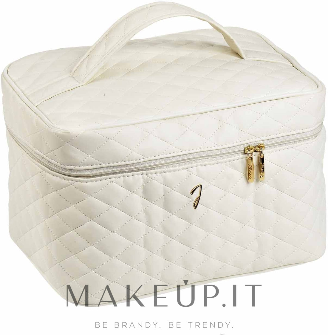 Beauty case, beige, A6151VT Janeke