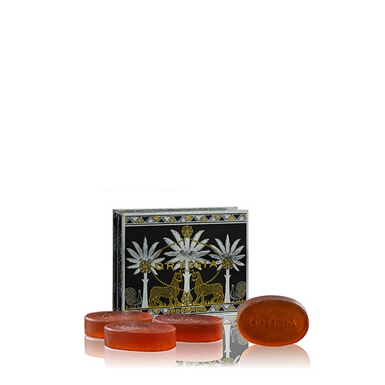 Ortigia Ambra Nera Glycerin Soap Kit 4 x 40 g