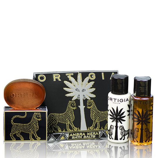 Ortigia Black Amber Gift Set Bag