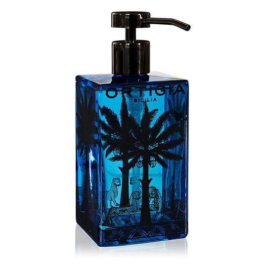 Bouteille en verre Ortigia 500 ml bleu