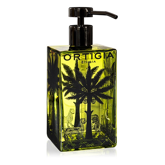 Ortigia Glass Bottle 500 ml Green