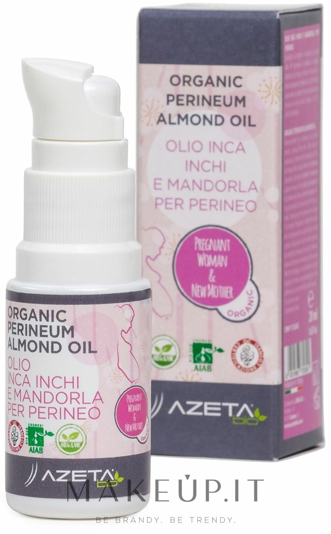 Olio di mandorle per perineo Azeta Bio Organic Perineum Almond Oil 20 ml