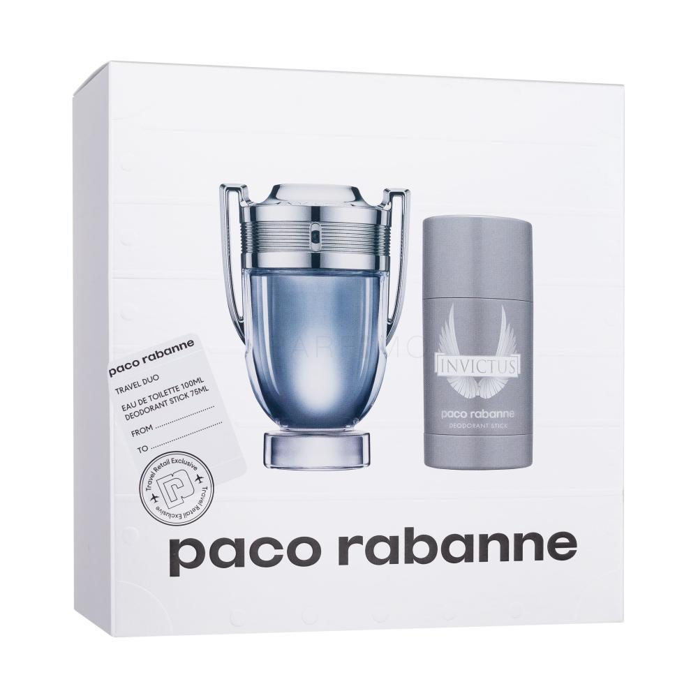 Paco Rabanne סט אינוויקטוס או דה טואלט לגברים 50 מ&quot;ל דאודורנט 75 מ&quot;ל