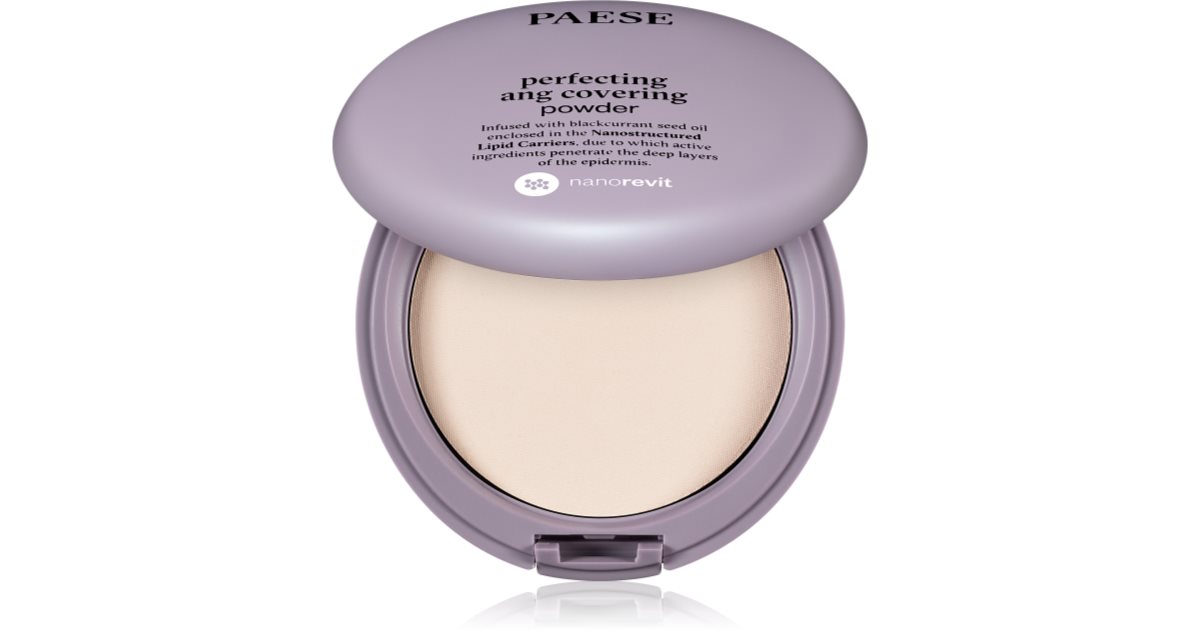 Paese Nanorevit mattande puder för känslig hudfärg 04 Warm Beige 9 g