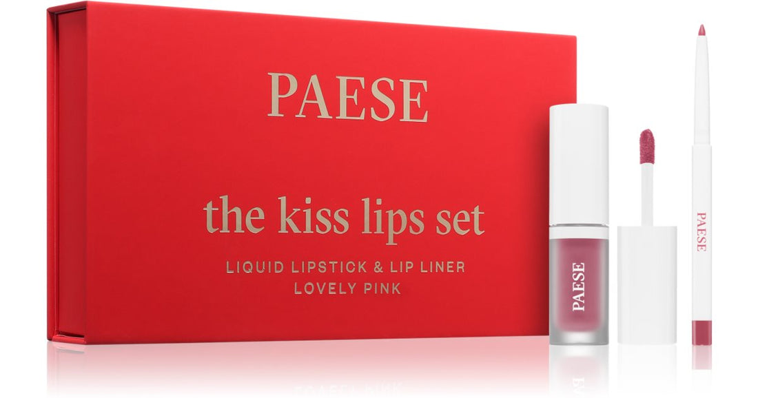 Paese The Kiss Lips Set Precioso estuche regalo rosa 03