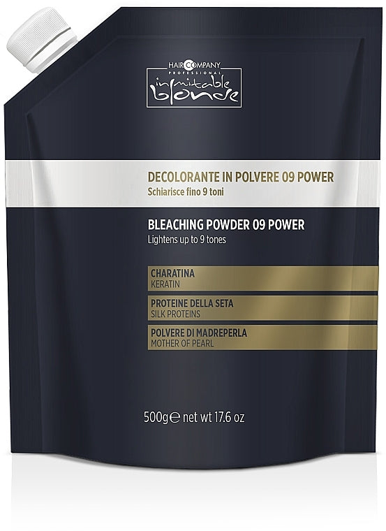 Polvere decolorante per capelli "09 Power" Hair Company Inimitable Blonde Decolorante In Polvere 500 g