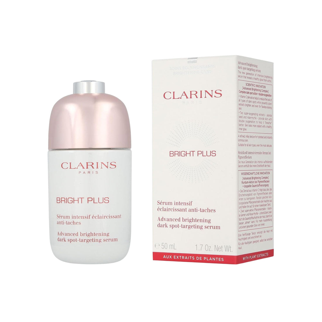 Clarins Bright Plus HP Advanced Brightening - Illuminating Face Serum - 50 ml