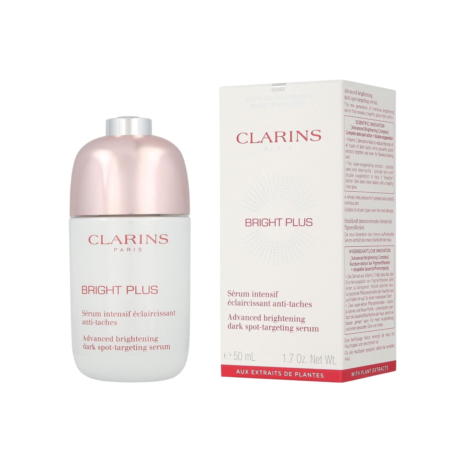 Clarins Bright Plus HP Advanced Brightening - Brightening ansigtsserum - 50 ml