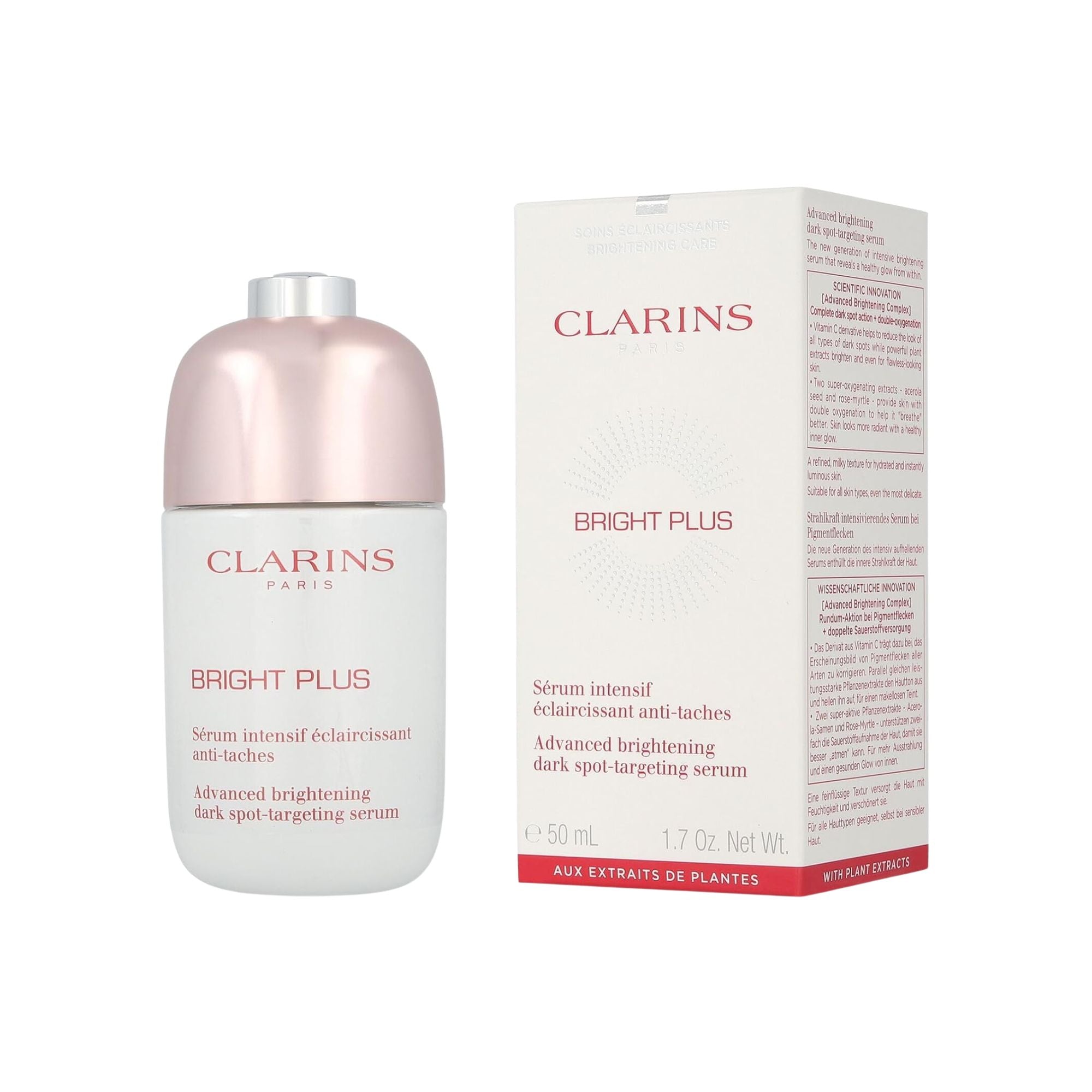 Clarins Bright Plus HP Advanced Brightening - Brightening ansigtsserum - 50 ml