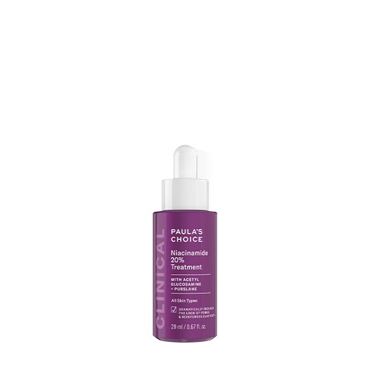 Treatment with niacinamide 20% Paula&