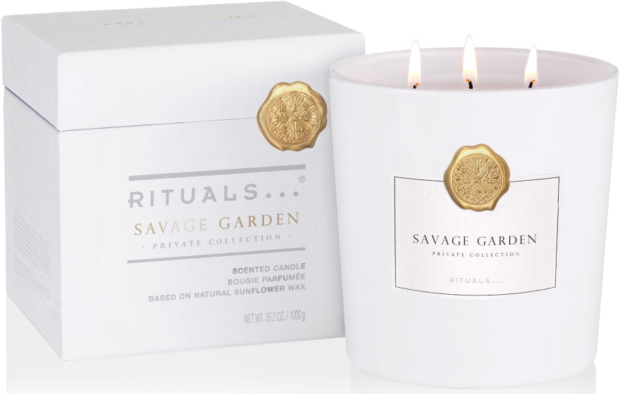 Candela profumata Rituals Private Collection Savage Garden Candle 360 g