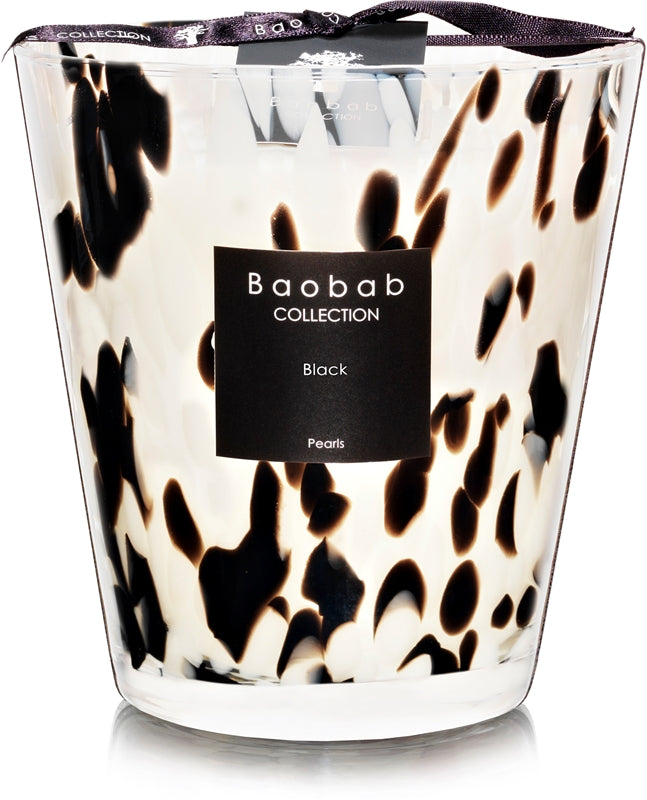 Baobab Collection Pearls Black 16 cm — Candela Profumata