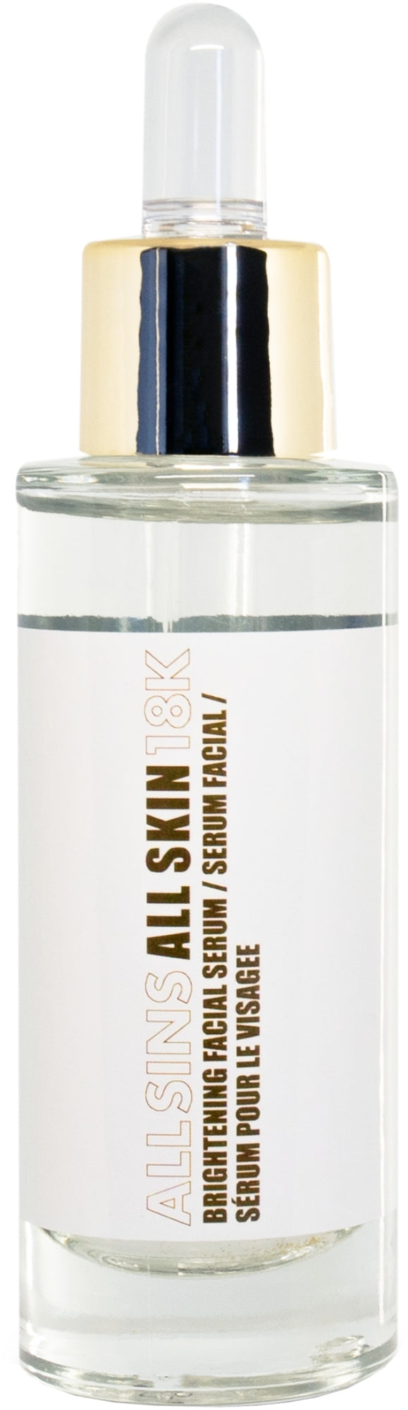Siero viso illuminante All Sins 18K All Skin Brightening Facial Serum 30 ml