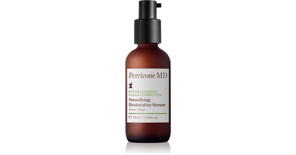 Perricone MD Hypoallergenisk Clean Korrektion Udjævnende og genoprettende serum til fugtet og lysende hud 59 ml