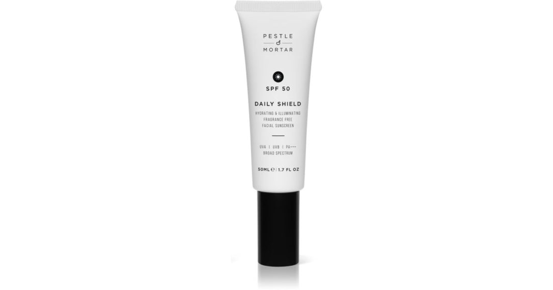 Pestle &amp; Mortar Daily Sheild crema protettiva illuminante SPF 50 50 ml