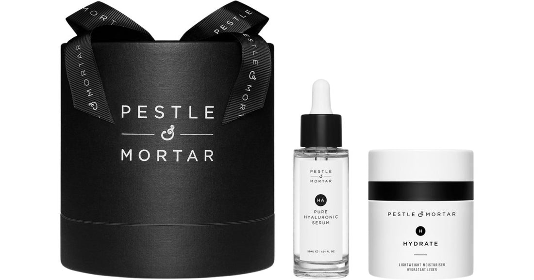 Pestle &amp; Mortar مجموعة Hydating Duo Kit للترطيب المكثف للوجه 80 مل