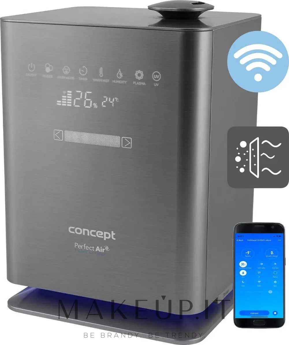 Umidificatore con diffusore di aromi 2 in 1, ZV2021 Concept Perfect Air