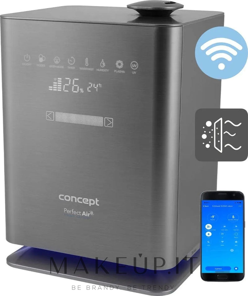 Umidificatore con diffusore di aromi 2 in 1, ZV2021 Concept Perfect Air