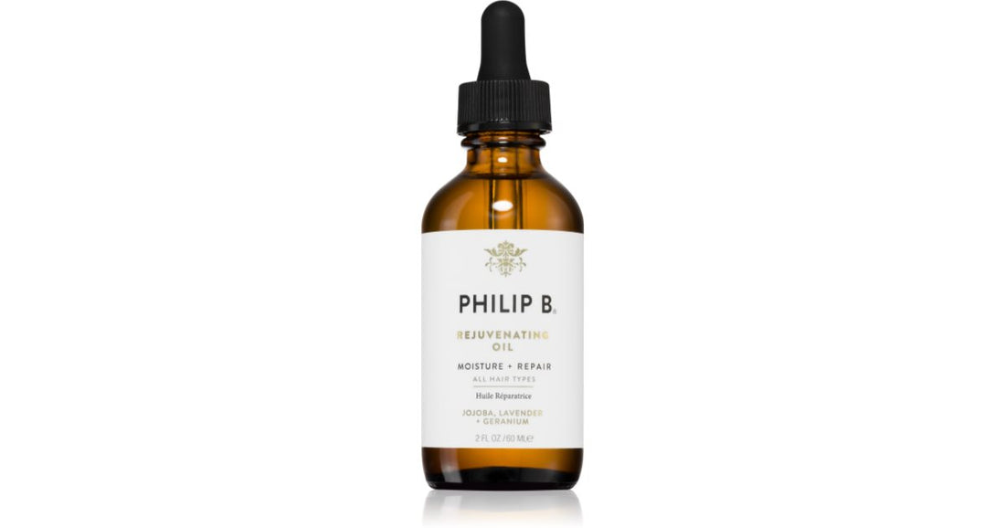 Philip B. 하얀색 Label 리바이탈라이징 헤어 오일 60ml