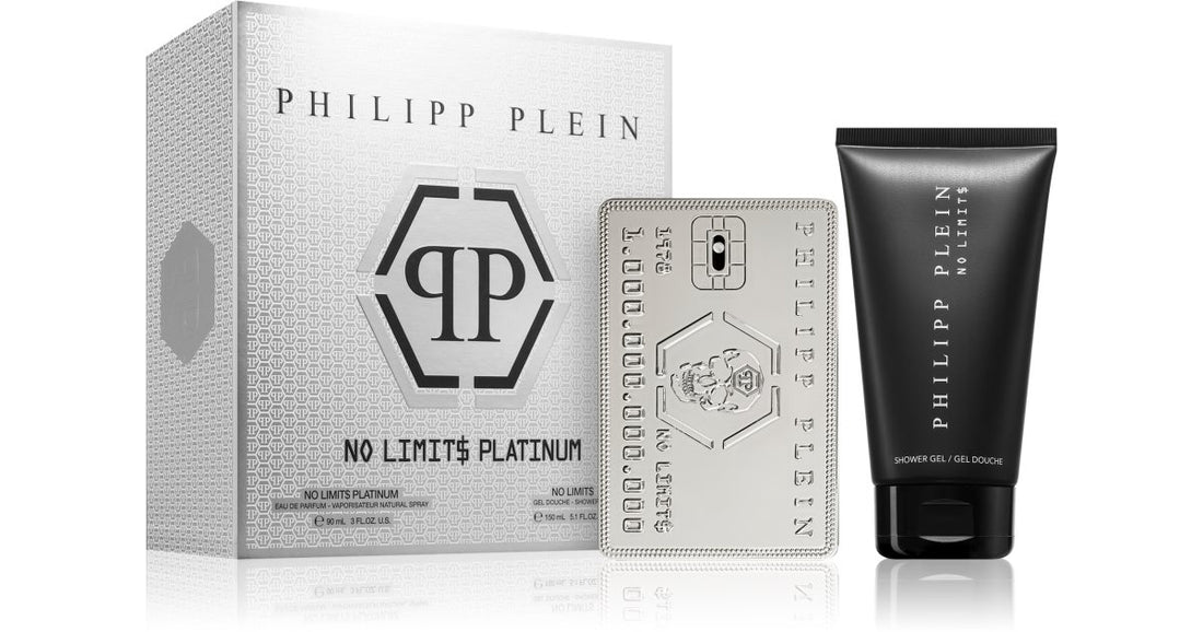 Philipp Plein No Limit$ Caja regalo Platinum para hombre 1ud