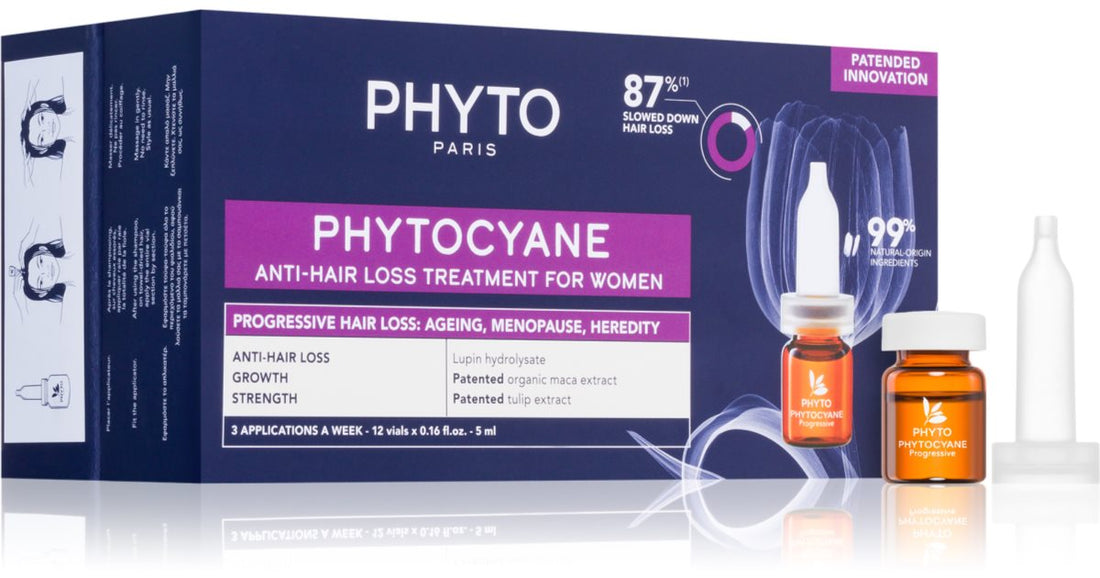 Phyto Phytocyane tratament anti-caderea parului pentru femei 12x5 ml