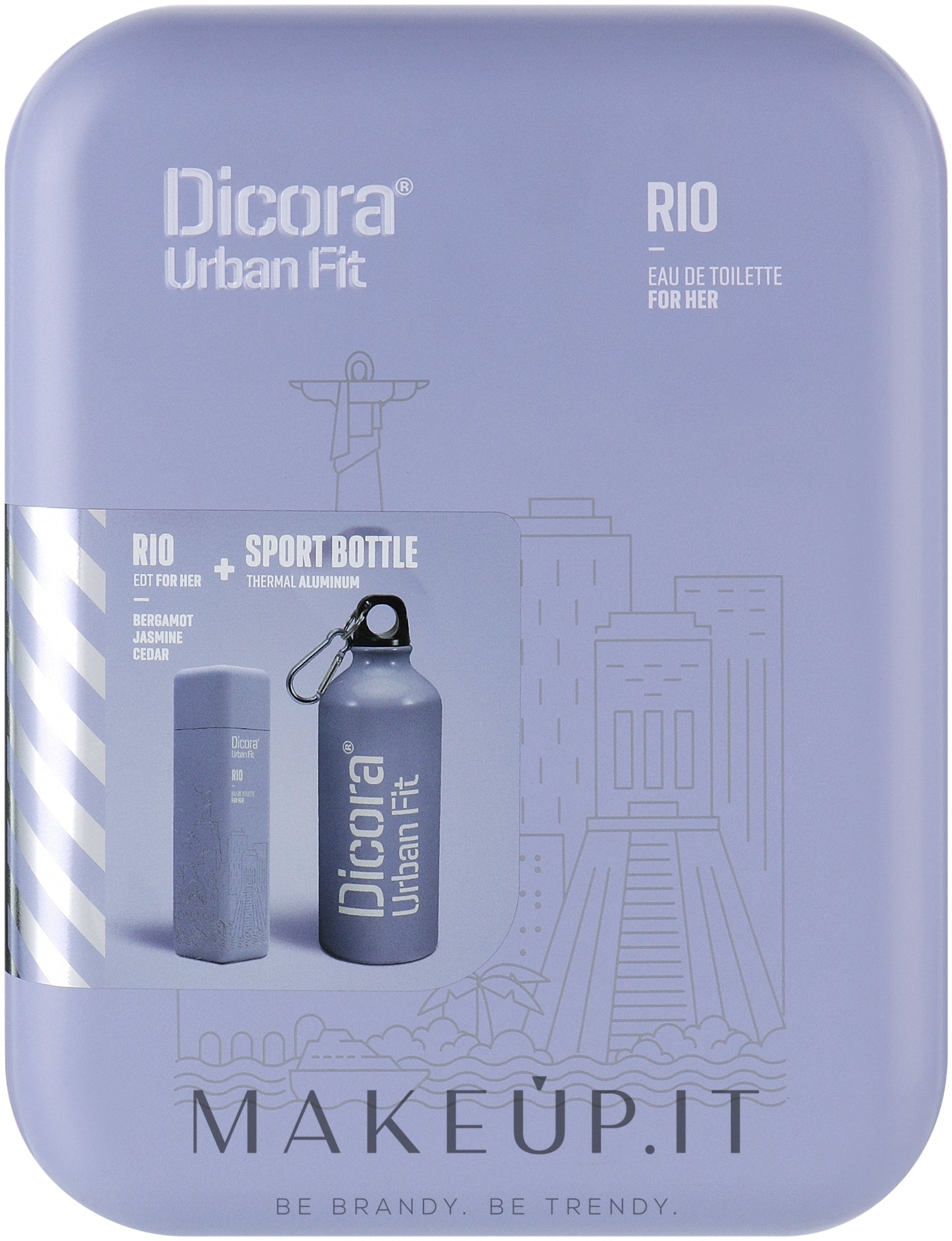 Dicora Urban Fit Rio Set (edt/100ml + bottle/1pc + box/1pc) (100 ml)