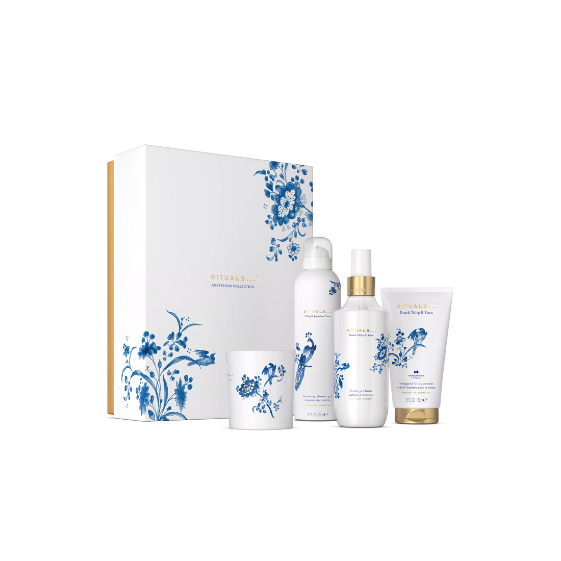 Rituals Set Rituali: Collezione Amsterdam, Detersione, Mousse doccia, 200 ml + Collezione Amsterdam, Idratante, Crema co