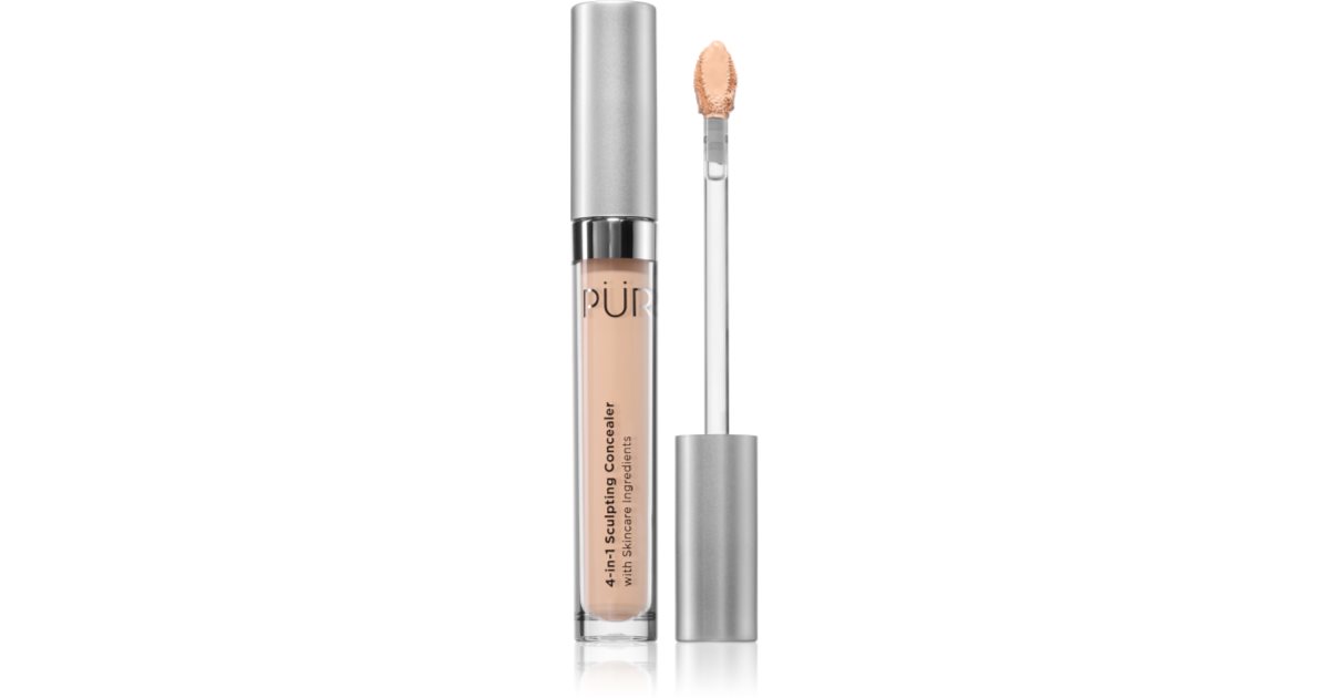 PÜR Cosmetics Corrector hidratante 4 en 1 Sculpting para rostro y contorno de ojos color DPN1 3,7 g