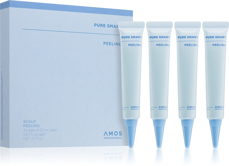 AMOS PROFESSIONAL Pure Smart Peeling 頭皮用スクラブ ふけ対策 4× 20 ml 