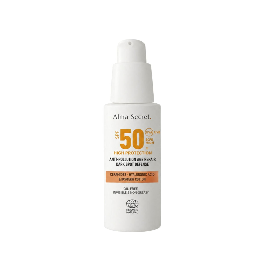 Alma Secret Crema Viso Alta Protezione SPF 50 Oro 50 ml — Gesichtssonnencreme